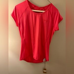 NWT Breakers Palm Beach Pink Athletic Short Sleeve Bamboo Shirt Medium